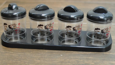 Porta condimentos com adesivo