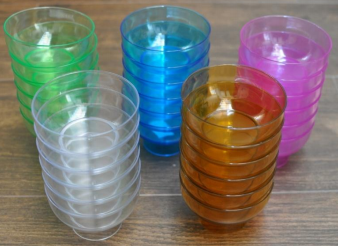 Conjunto sobremesa cristal c/ 06 uni.